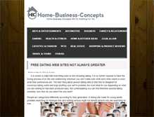 Tablet Screenshot of home-business-concepts.com